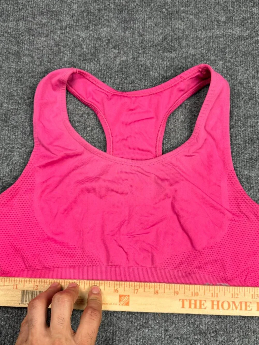 Avia Pink Seamless Sports Bra Racerback Athletic Top XL/2XL (No Size Tag) MSMTS
